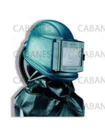 Casco proteccion chorro de arena